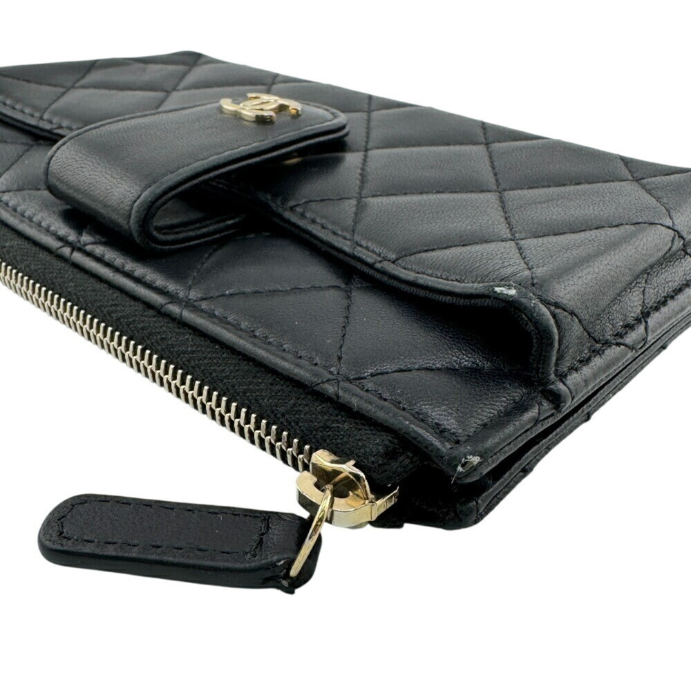 CHANEL Black Logo Wallet - Picture 6 of 11
